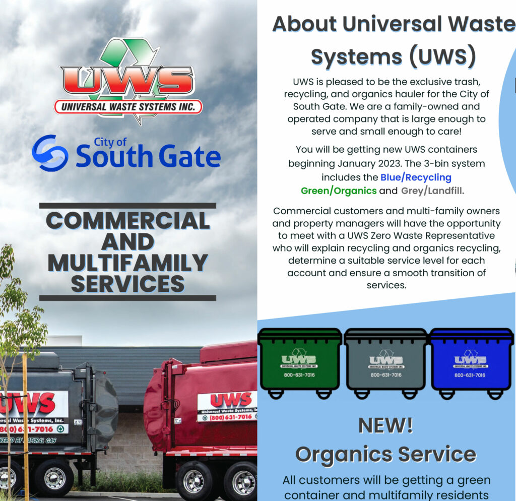 South Gate Commercial Recycling Info Universal Waste Systems