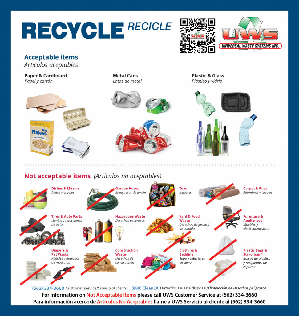 South Gate Residential Recycling Info Universal Waste Systems