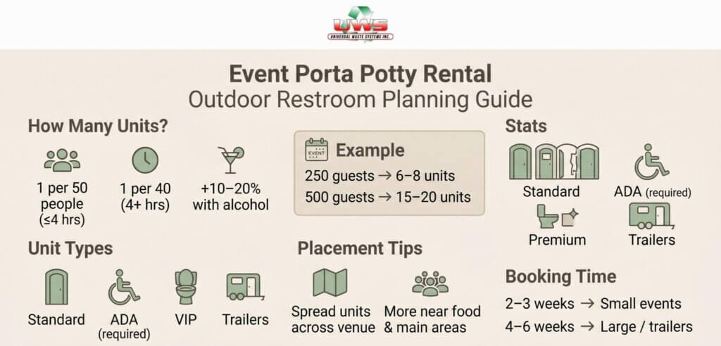 Event Porta Potty Rental