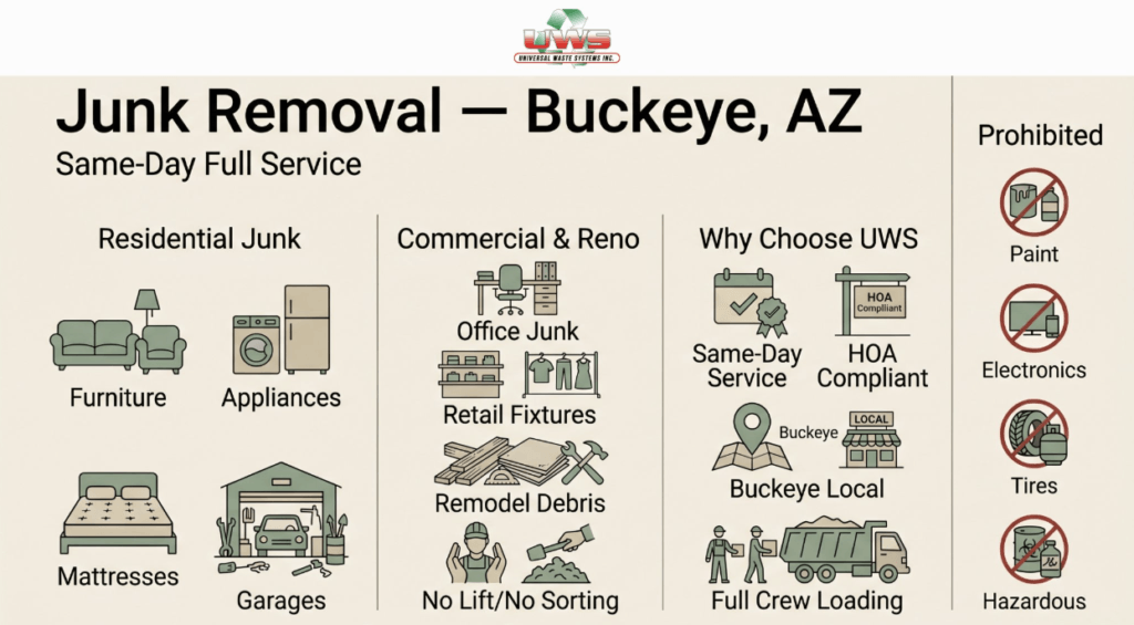 Junk Removal Buckeye AZ