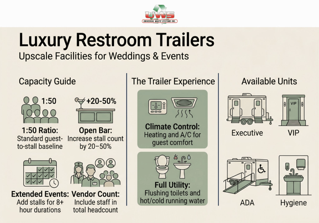 Luxury Restroom Trailer Rental