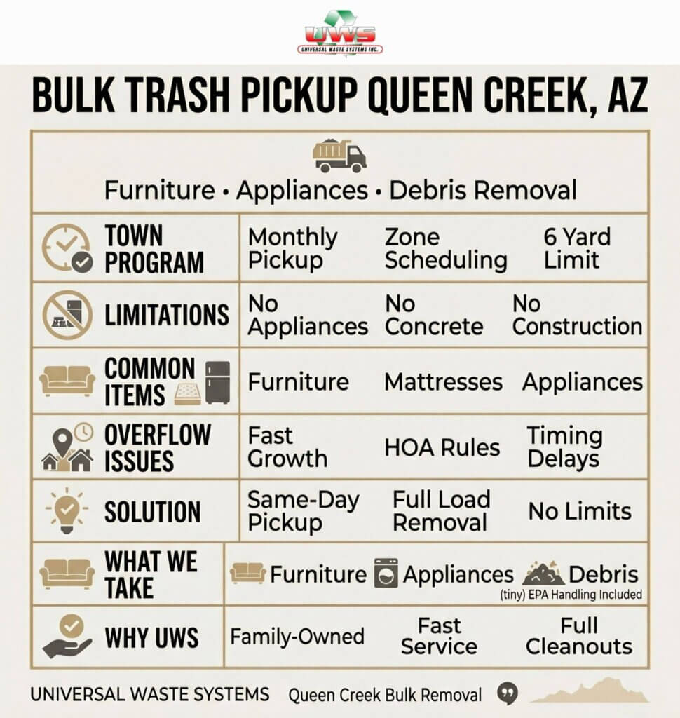 Bulk Trash Pickup Queen Creek