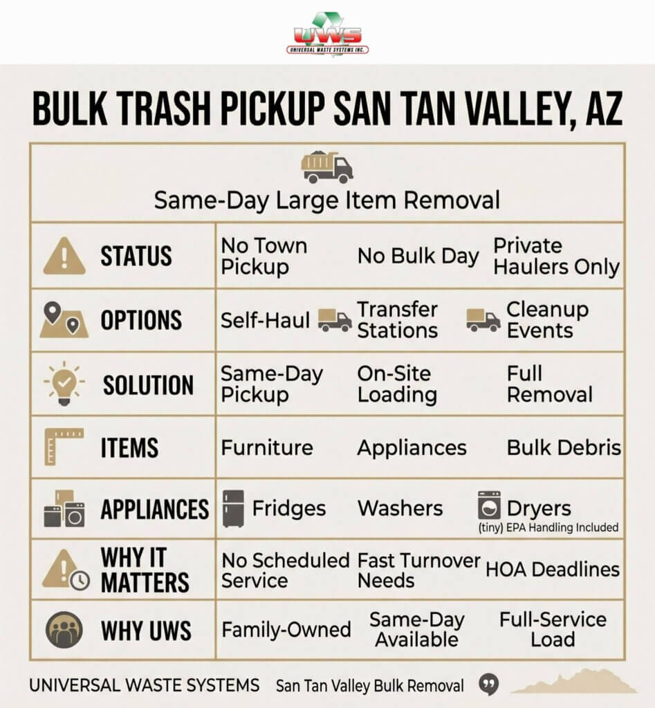 Bulk Trash Pickup San Tan Valley