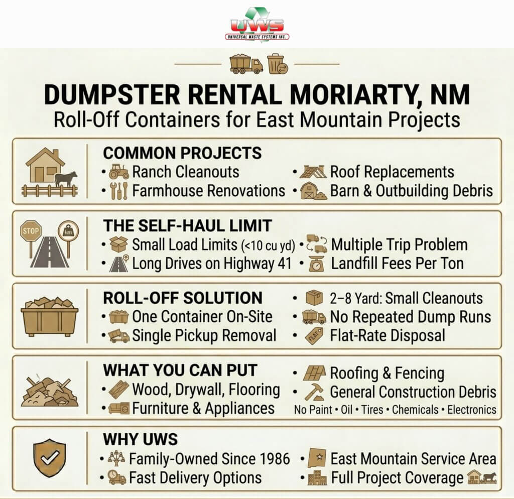 Dumpster Rental Moriarty