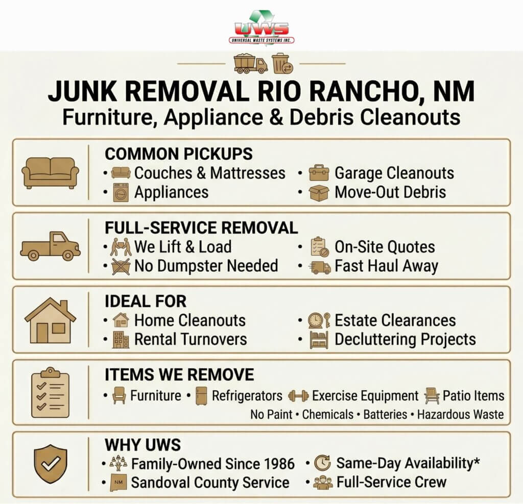 Junk removal rio rancho