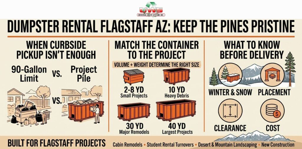 Dumpster Rental Flagstaff AZ