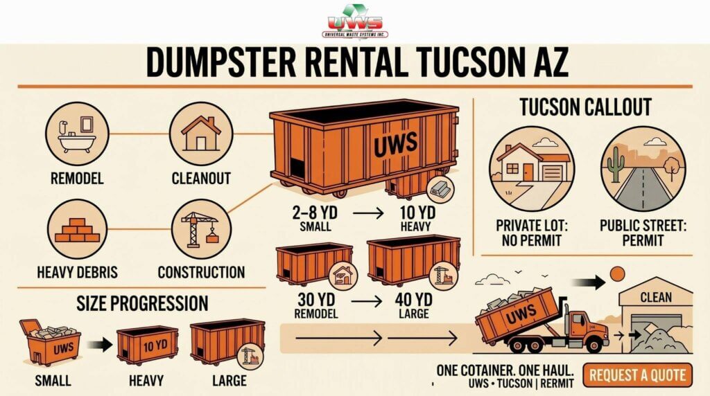 Dumpster Rental, Tucson AZ