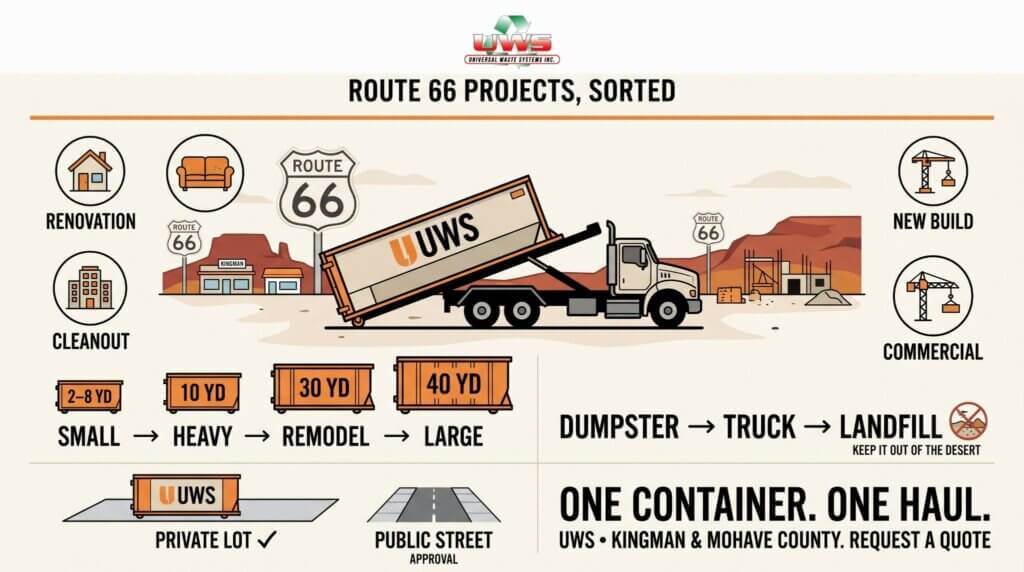 Route 66 projects, sorted